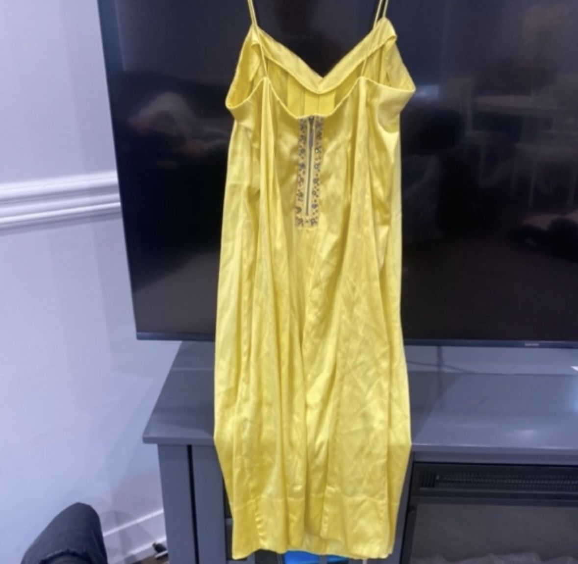 Rebecca Taylor Vintage Silk Crystal Cami Dress NWT Size 6
