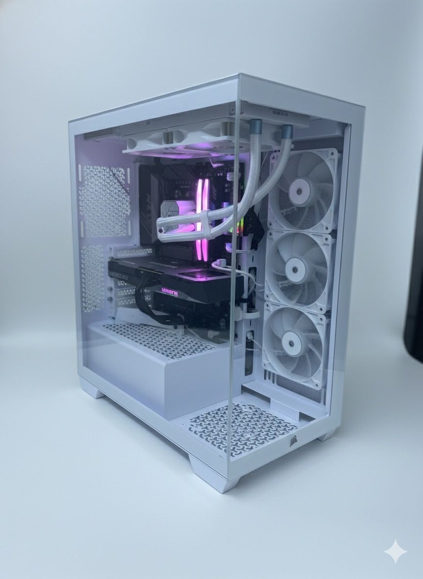 🔥 PC Gamer blanca — Potente, elegante y lista para todo 🔥