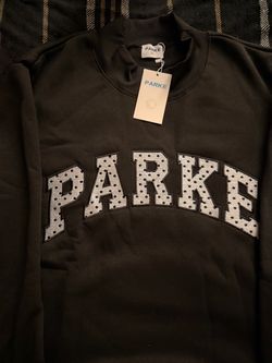 Parke Mock Neck Black Sweatshirt
