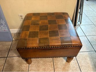 Leather Ottomens