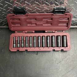 Matco Tools 12pc 1/4” Drive Metric MM 6-Point ADV Magnetic Impact Socket Set SADMPM126AVa