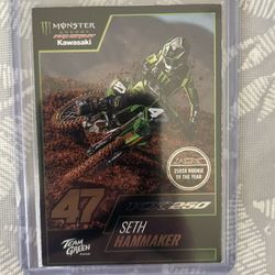Seth Hammaker Rookie Of The Year Card 
