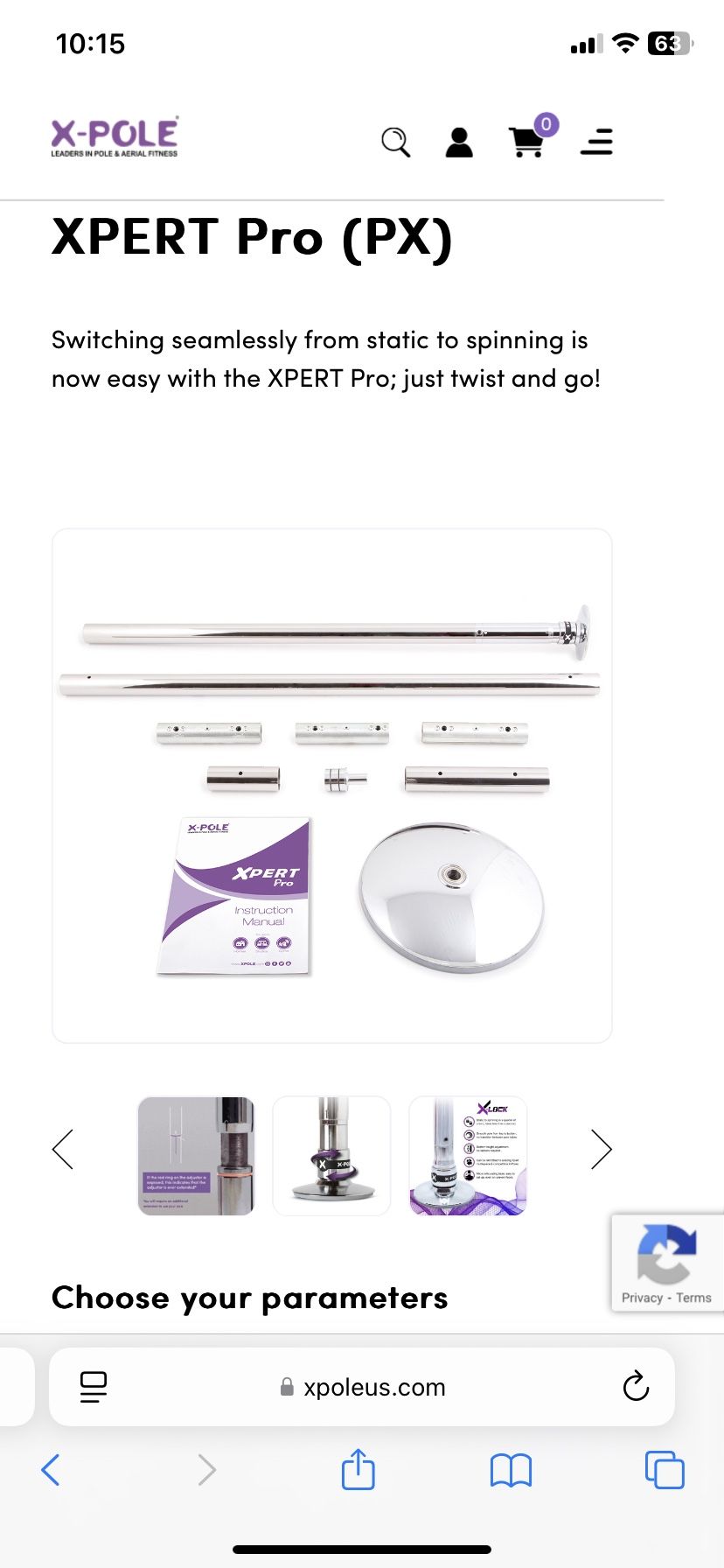XPOLE chrome 45 mm