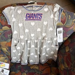New York Giants toddler girls' dress 