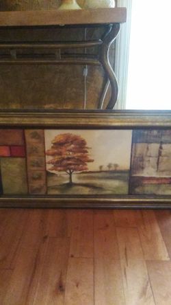 Prairie portrait with designs.