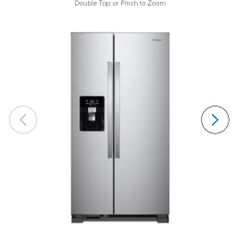 New Fridge Stainless Steel With Ice Maker