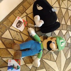 Brand New Super Mario Plushs 12 Each