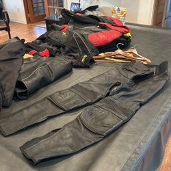 Agv Leather Motorcycle Racing Pants Size 36