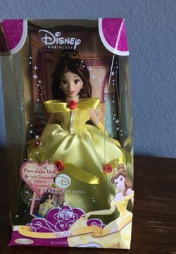Disney Belle Porcelain Doll 8in