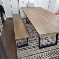 Dining Table And Bench 
