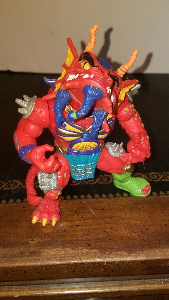 TMNT Hot Head Vtg Teenage Mutant Ninja Turtles Action Figure Toy 1992