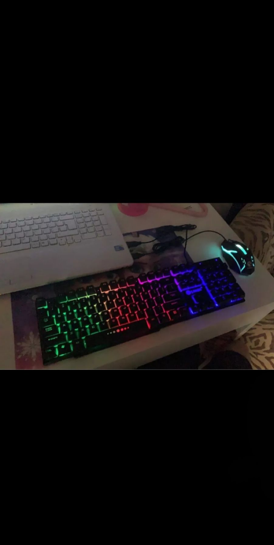 MECHANICAL LED GAMING KEYBOARD & MOUSE