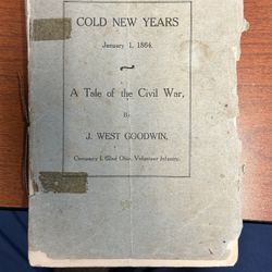 Vintage War Book From 1864