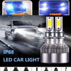 Hid Replacement Bulb Kit - Led Conversion Lights - W/ Fan And Harness Adapter - Any Vehicle From Toyota Sienna To Ford Mustang Gt Fog Camry Tundra H11