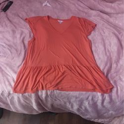 Salmon Orange dress top