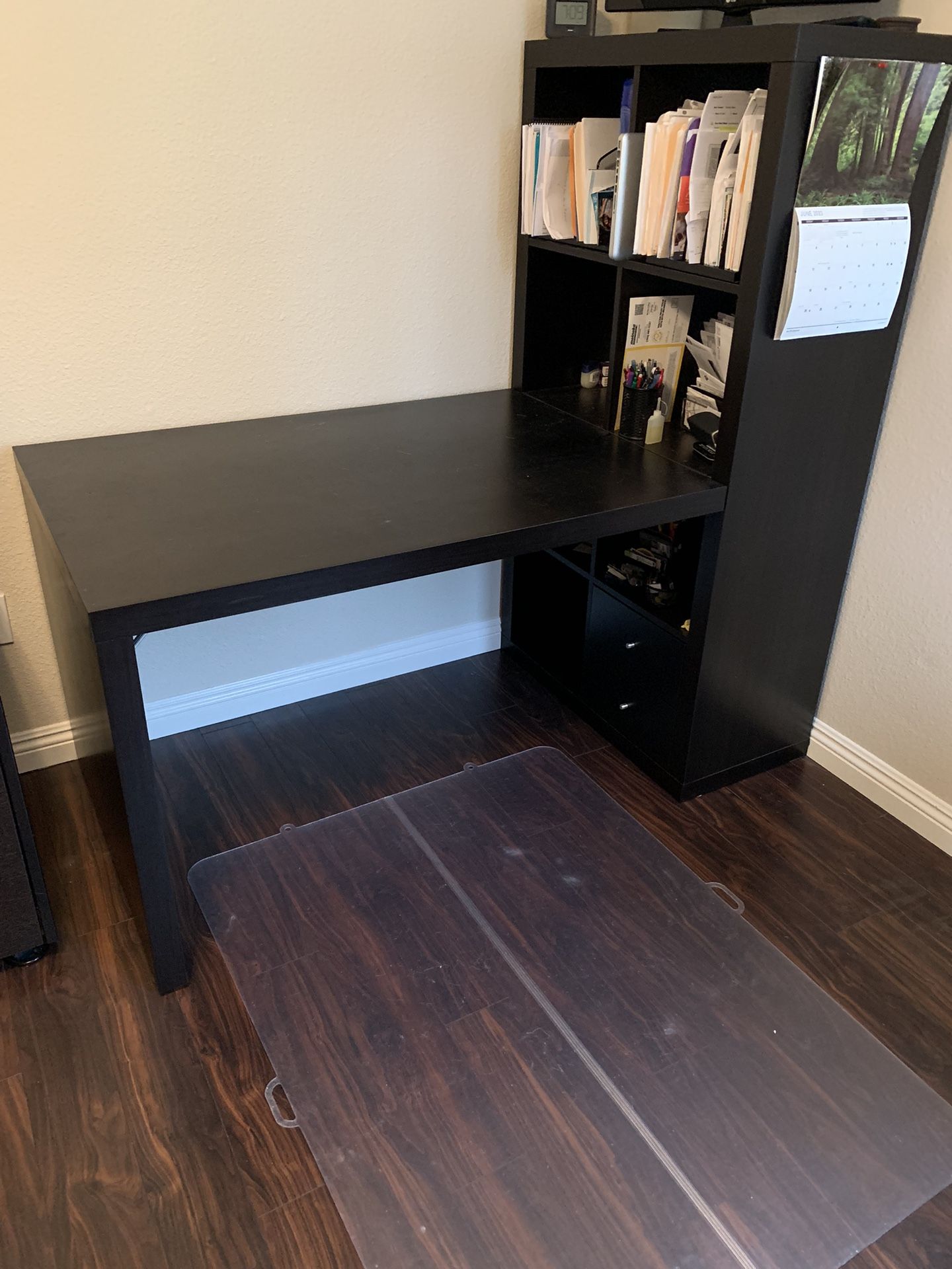 IKEA Desk And Storage Cubicle Unit