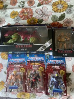 He-Man masters of the universe action figure lot
