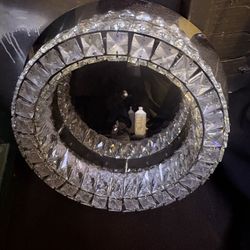 Circular Crystal LED Light 120V