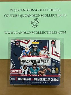 2025 Panini Rookies & Stars NFL HOBBY PREFERED BOX (3 Autos OR MEM) NEW SEALED