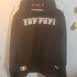 Puma FERRARI Zip-Up Track Jacket Size XL