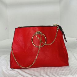 New Aldo red leather handbag