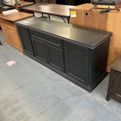 Black Tv Stand Cabinet (in Store) 