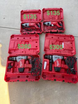 Big chilling drill SDS MAX roto rotary NEW or used matrtillo taladro Milwaukee 1 9/16 “