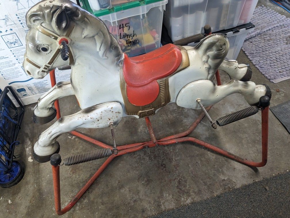 1960. Era Mobo Prairie King Rocking Horse 