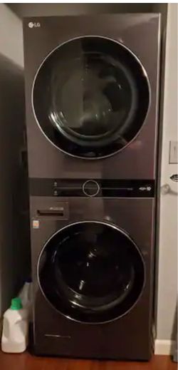 LG Stacked Washer Dryer Unit