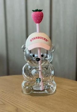 Starbucks bear  strawberry