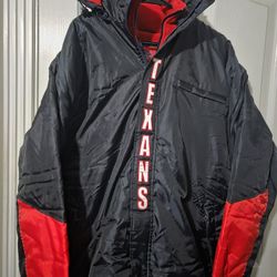 Vintage Houston Texans Xl G-111 NFL Apparel Jacket with full embroidered Patches
