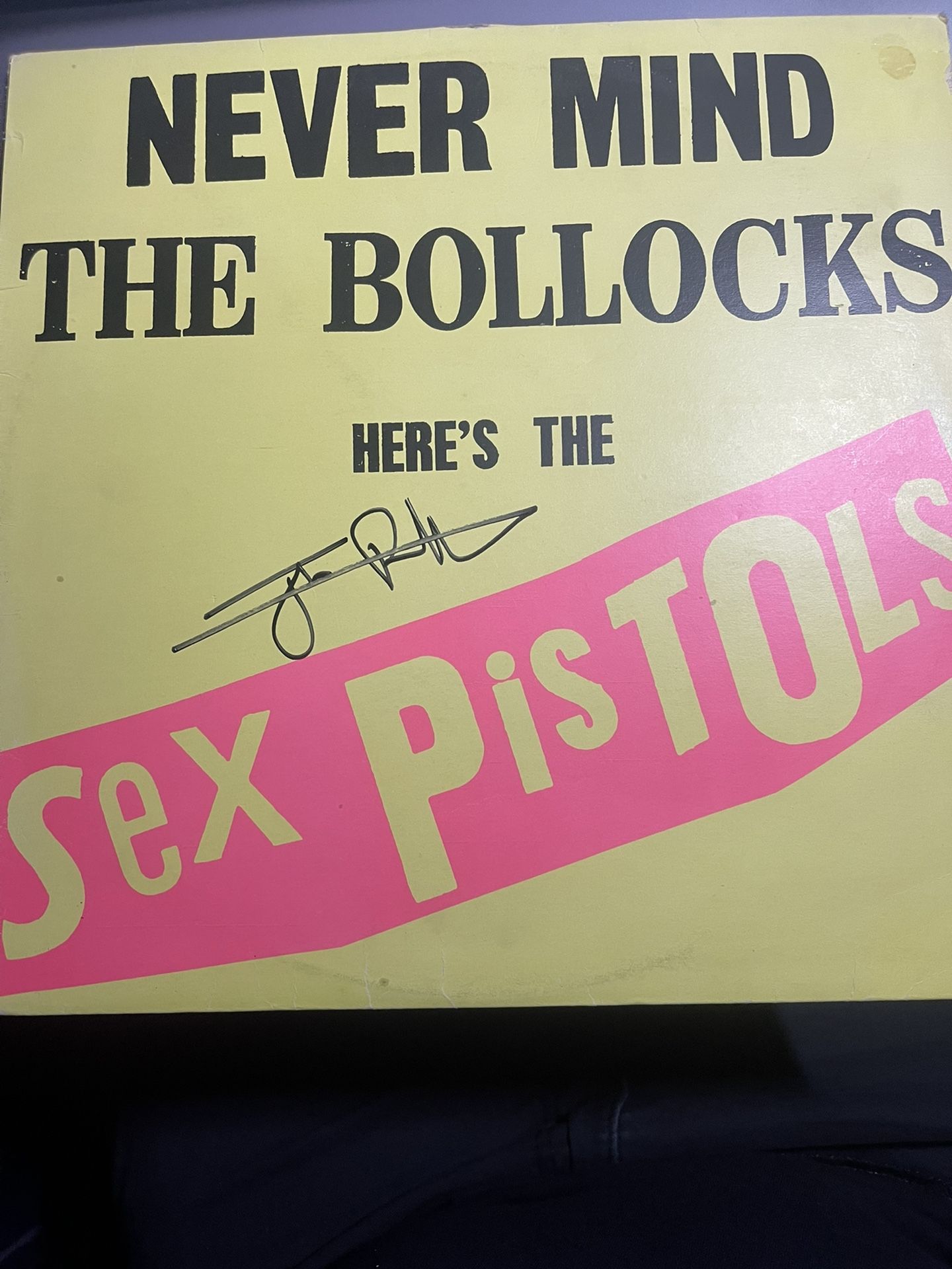 Sex Pistols- Never Mind The Bollocks Original 11 Song Autographed
