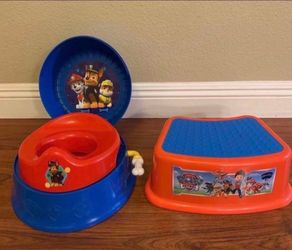 PAW PATROL POTTY TRAINING AND STEP STOOL