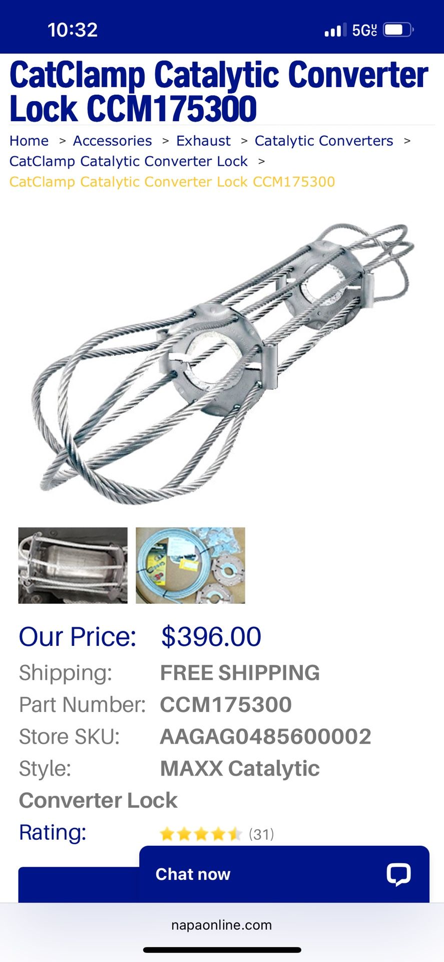 Universal CatClamp Lock
