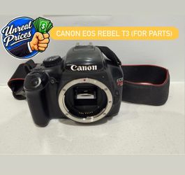 Canon EOS Rebel T3 DSLR Camera Body – FOR PARTS