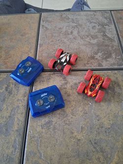 RC Stunt Cars with Remote Controls Set of 2
