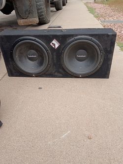 Rockford Fosgate Dual Subwoofer Box