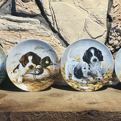 Edwin M. Knowles North America’s Oldest Name In Fine China Limited Edition Collectible Display Plates (Lot of 4) - VGC