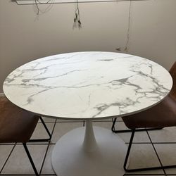 Faux marble Top Kitchen Table 