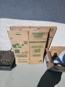U-Haul Large Moving Boxes – Lot