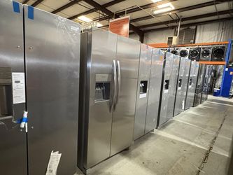 Side by side refrigerators