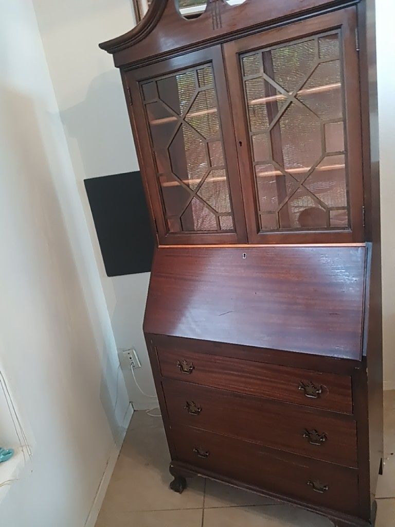 Vintage Secretary Hutch Desk