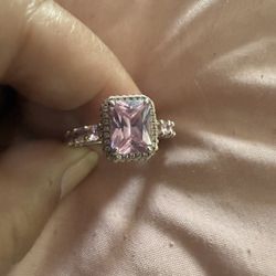 Sterling Silver Ring Size 8 Stones Unknown $35