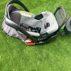 Britax Be Free Travel System Car Seat Plus Stroller 