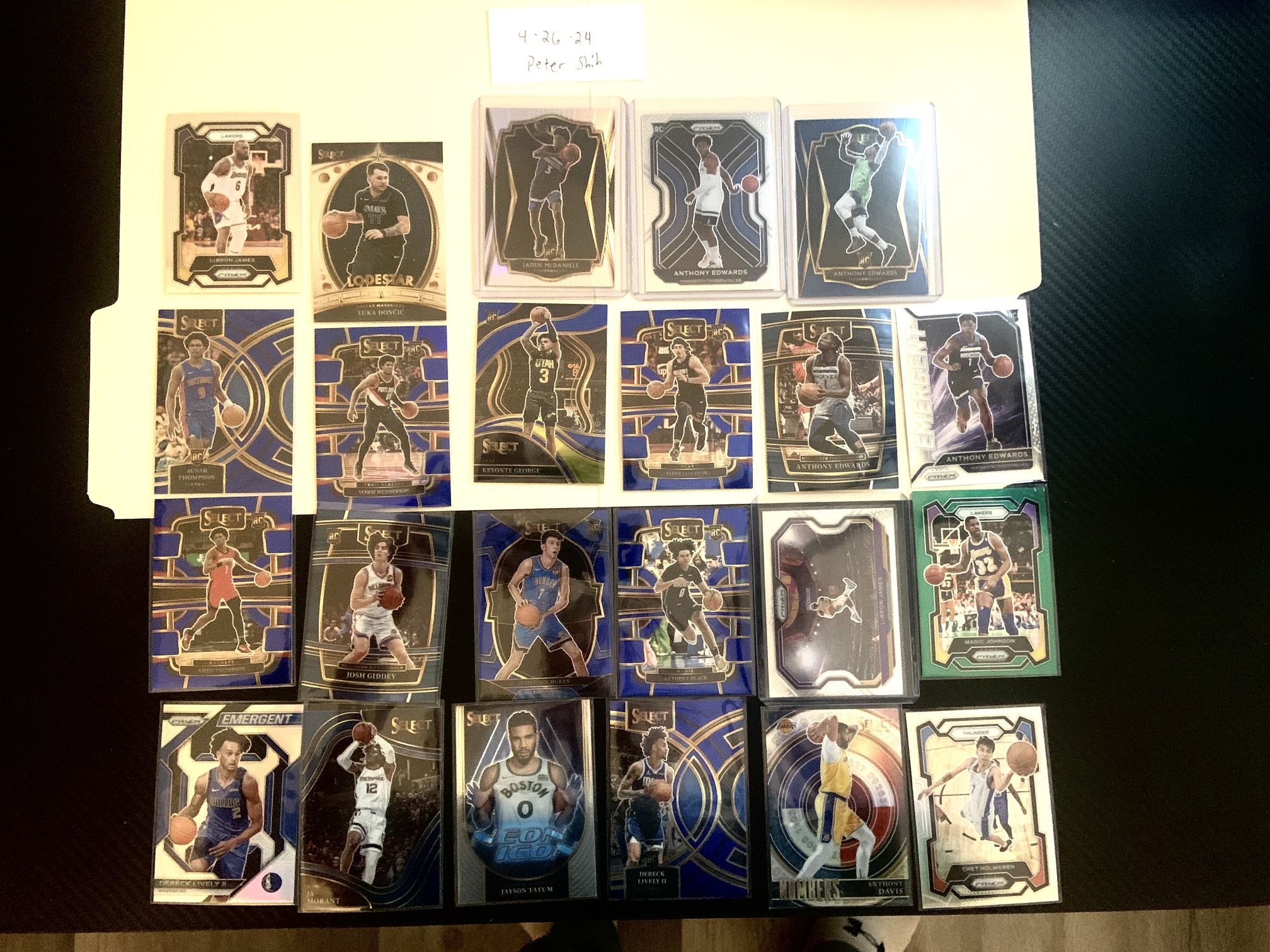 Anthony Edwards Rc Lot And More 