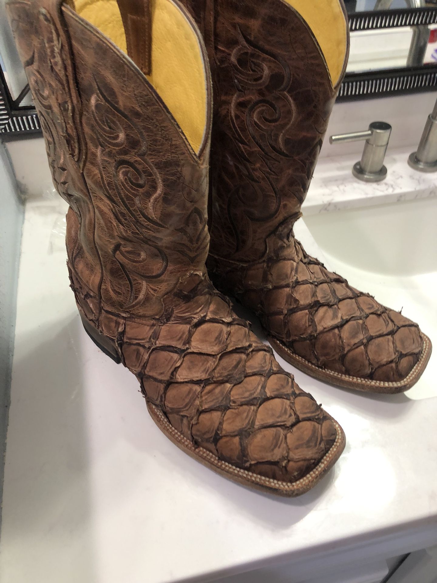 Sea Bass Boots ,Bought At CAVENDERS