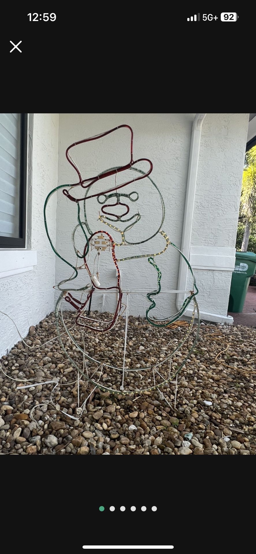 Animated Snowman Christmas Decoration 