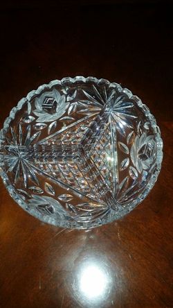Crystal candy dish