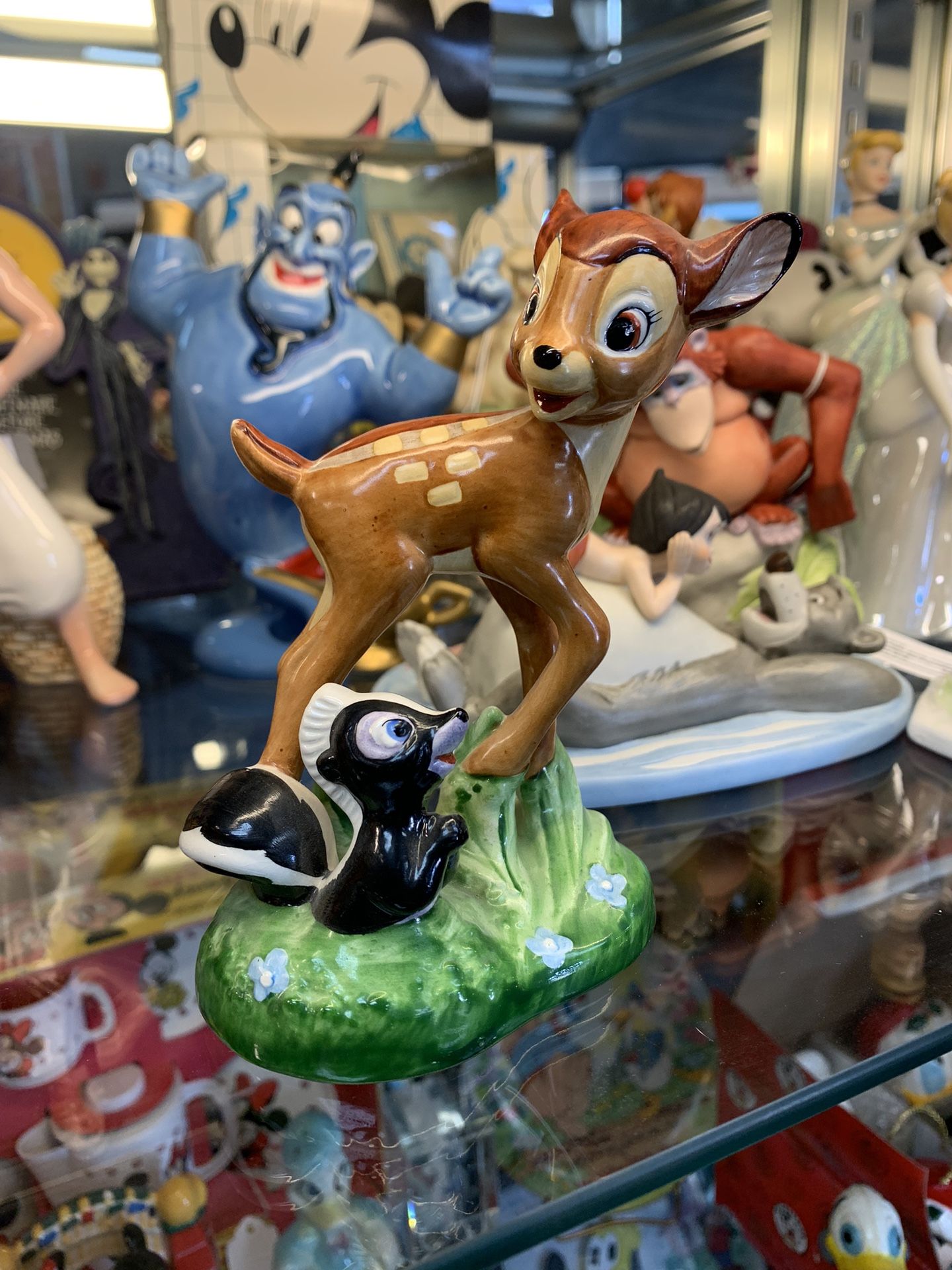 Disney Goebel Bambi & Flower Figurine