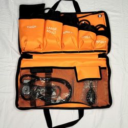 Palm Aneroid Sphygmomanometer and Stethoscope Kit, 5-in-1,for Child & Adult